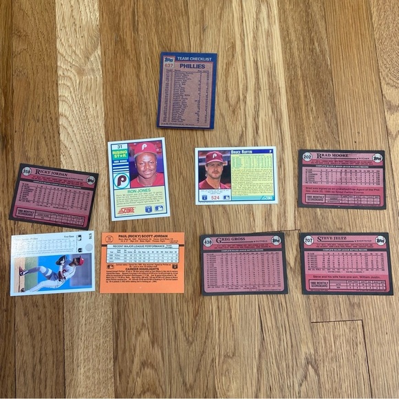 Topps Phillies Baseball Cards - Picture 7 of 7